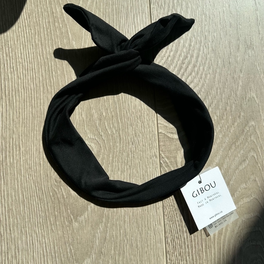 Gibou Black Knot Headband